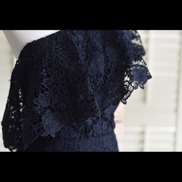 New Nanette Lepore Crochet One Shoulder Dress 12 - Picture 4 of 16